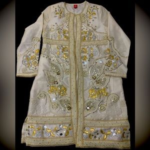 Sandy Starkman Silver and Gold Coat